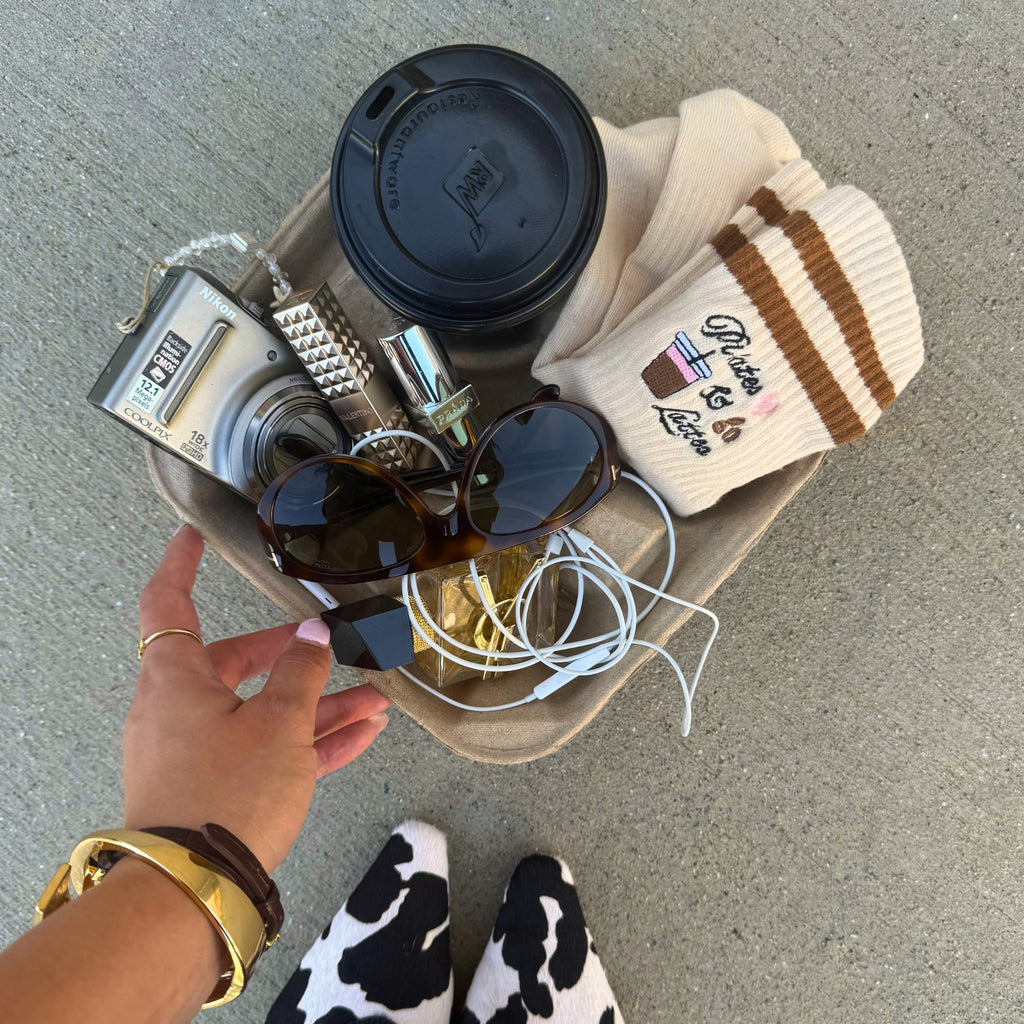 Pilates & Lattes Grip Socks